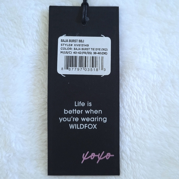 Wildfox🦊 "Baja Burst" Tie Dye☮️ Sweatshirt  - NWT - Picture 10 of 16